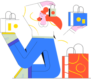 Shopping more icon