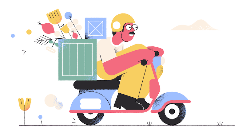 Delivery illustration